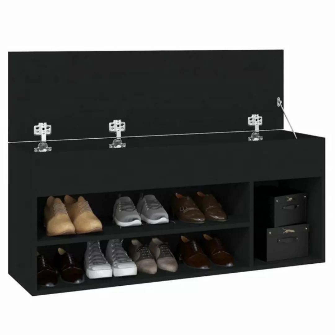 vidaXL Schuhschrank Schuhregal Schuhschrank Flurschrank Schuhbank Schwarz 1 günstig online kaufen