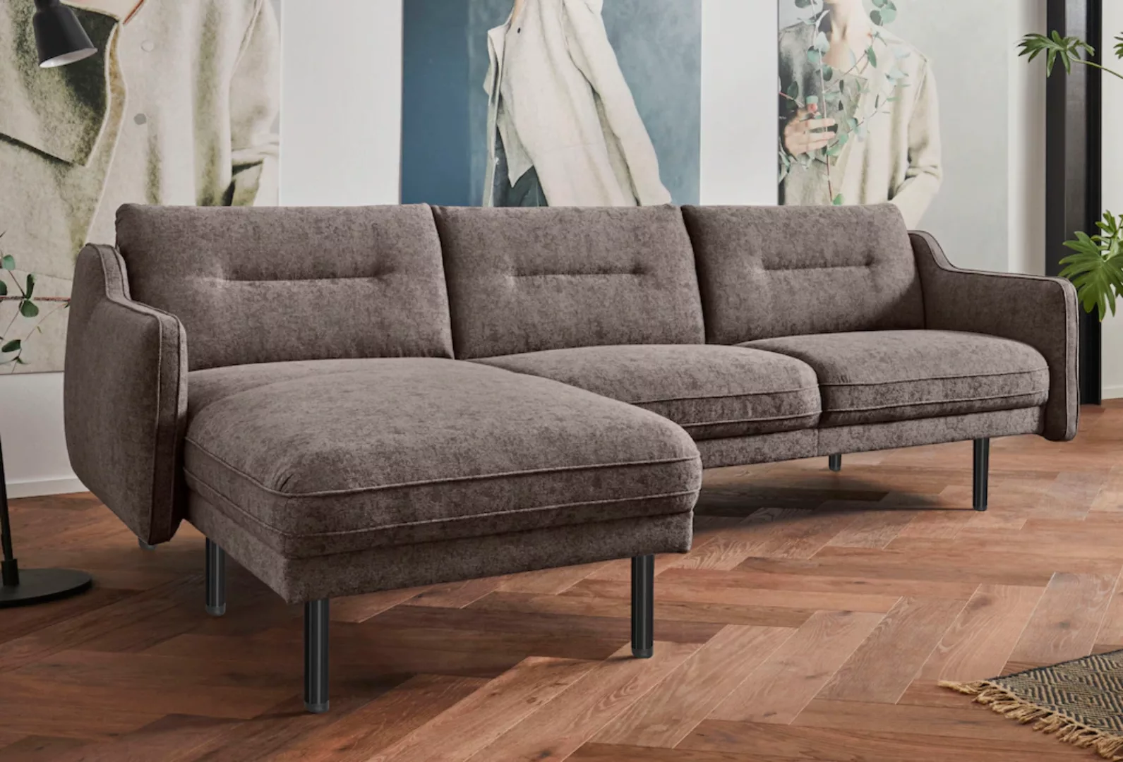 andas Ecksofa "Nordfyn L-Form", edles Design in 3 Bezugsqualitäten, Design günstig online kaufen