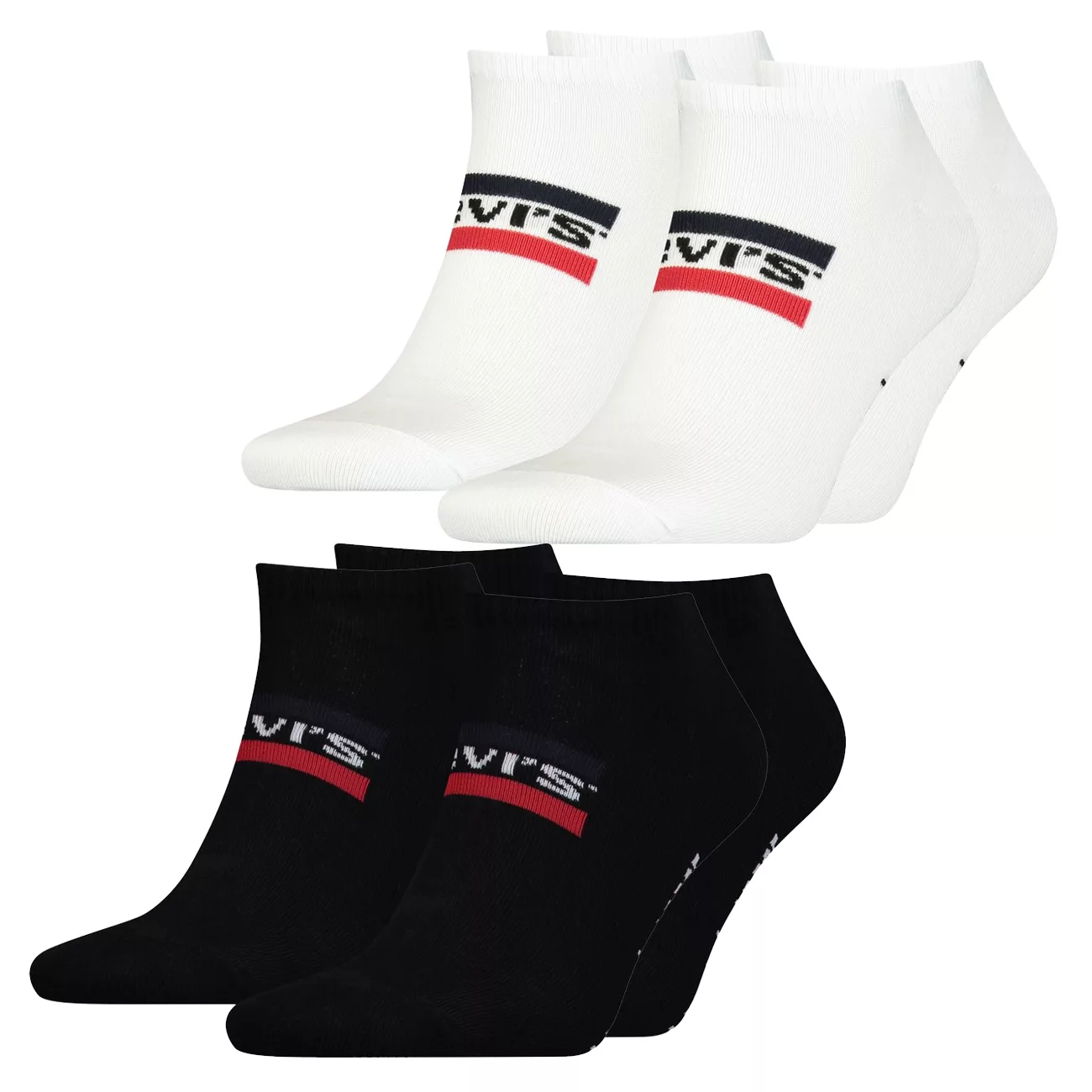 Levis Unisex Sneaker Sportsocken Low Cut Sportswear Logo 4er 6er 8er Multip günstig online kaufen