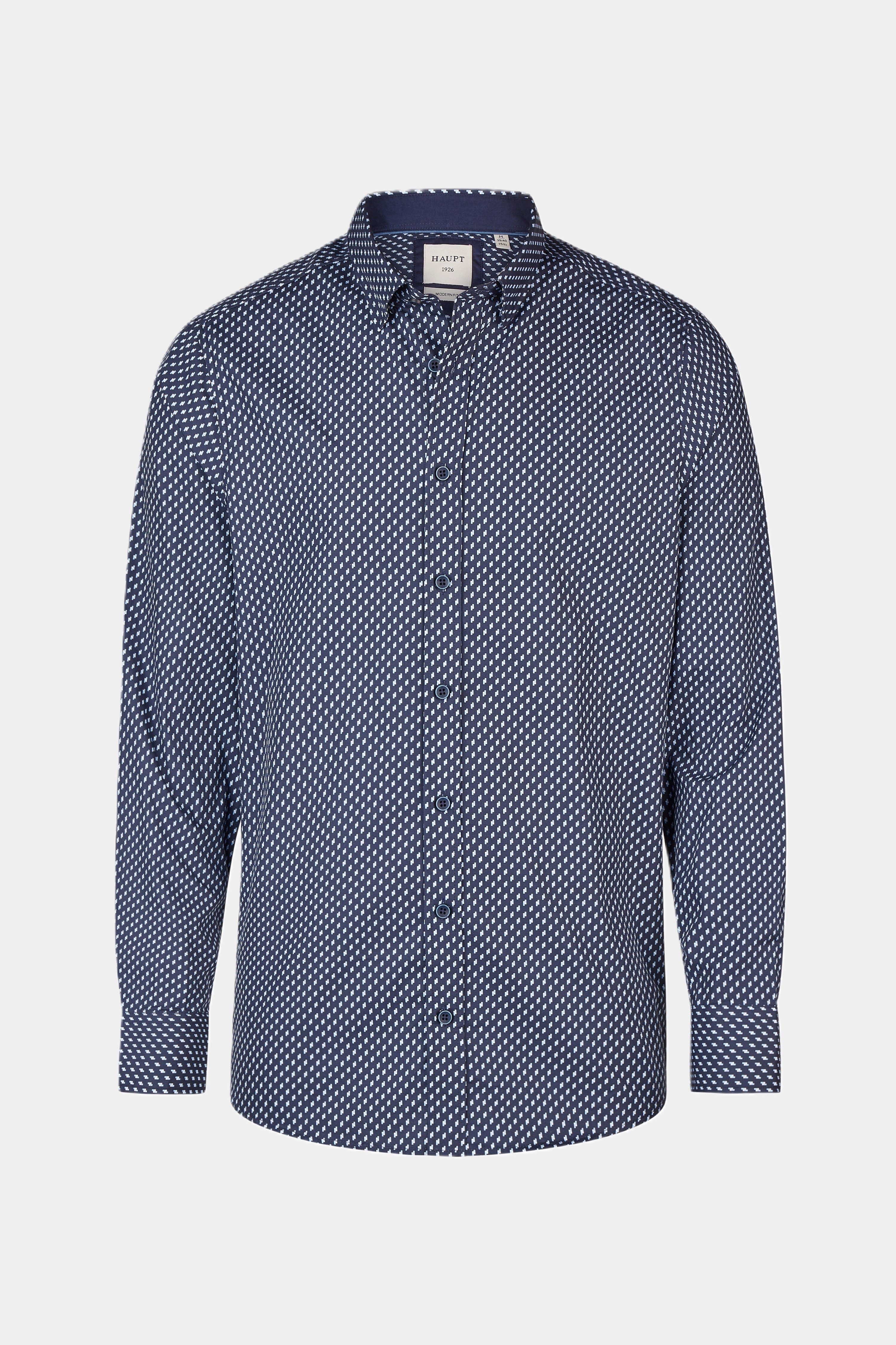Haupt Langarmhemd Haupt Popelin Modern Fit günstig online kaufen