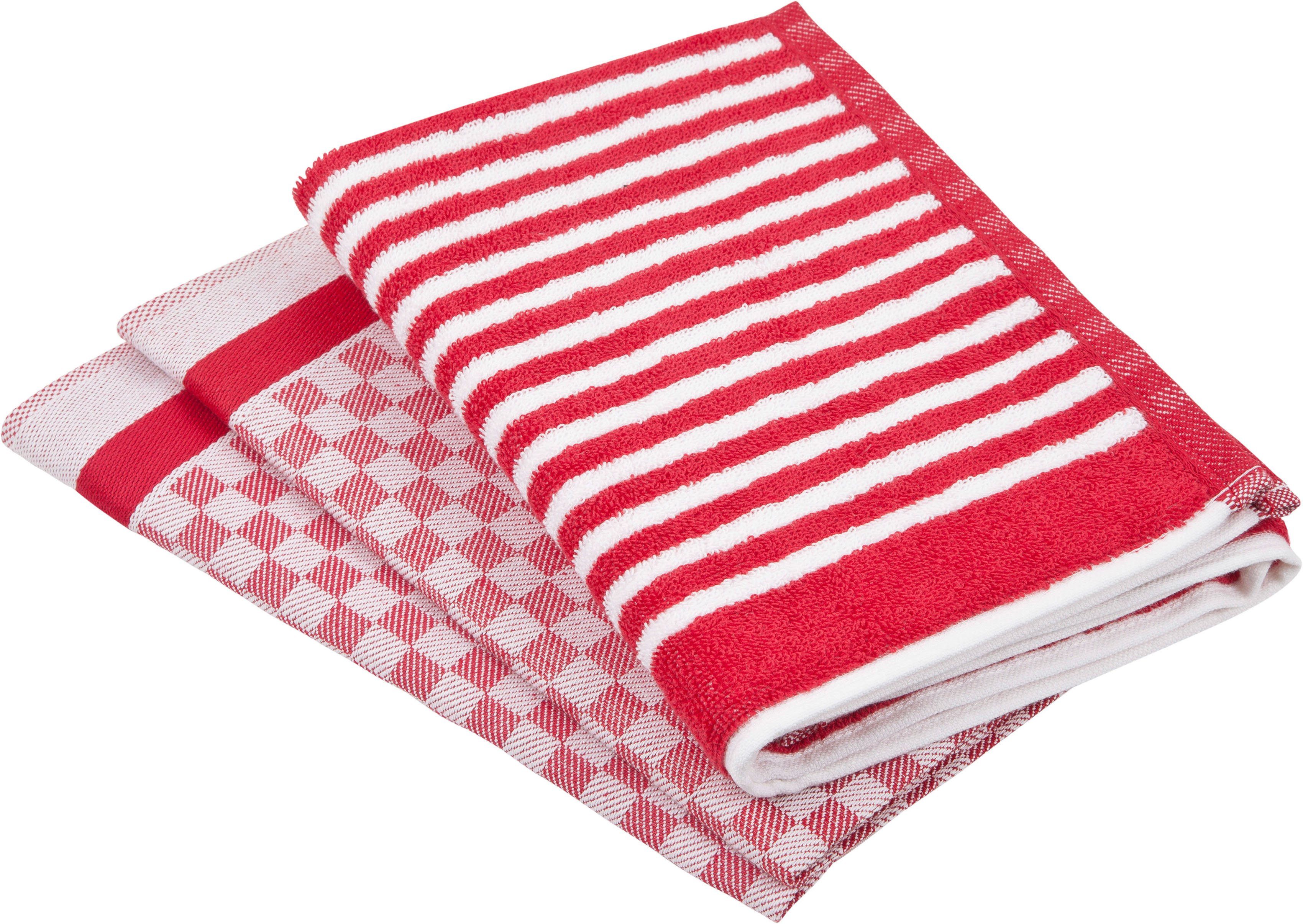 ROSS Geschirrtuch Exclusiv, (Set, 3-tlg), 1x günstig online kaufen