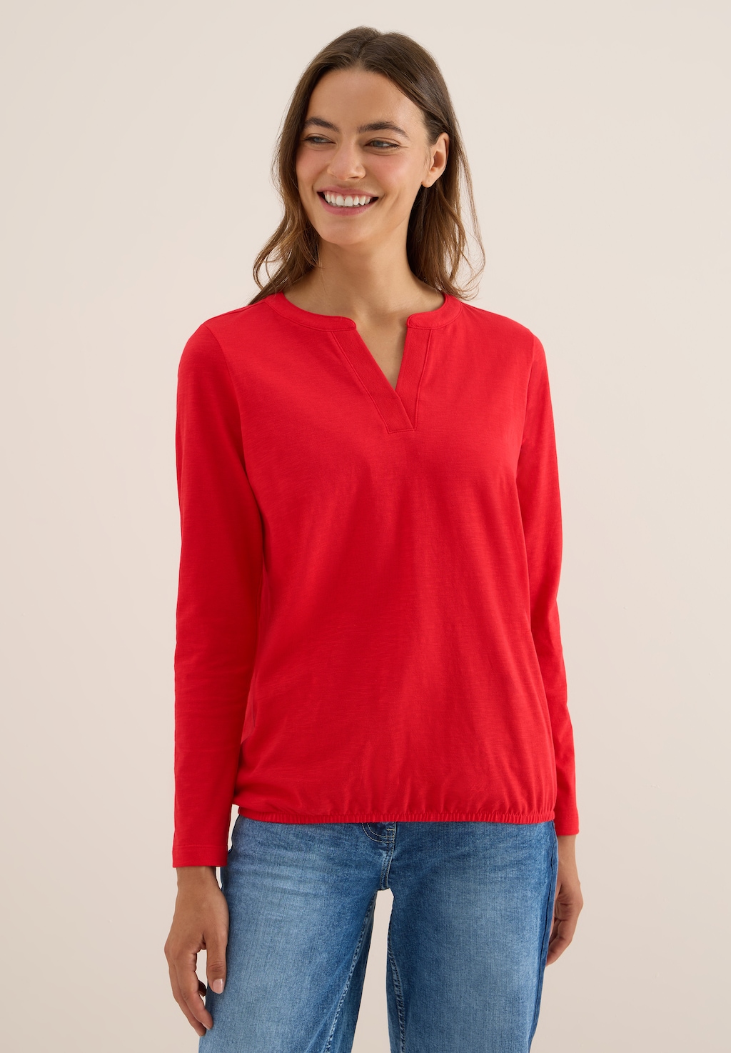 Cecil Langarmshirt, aus reiner Baumwolle günstig online kaufen