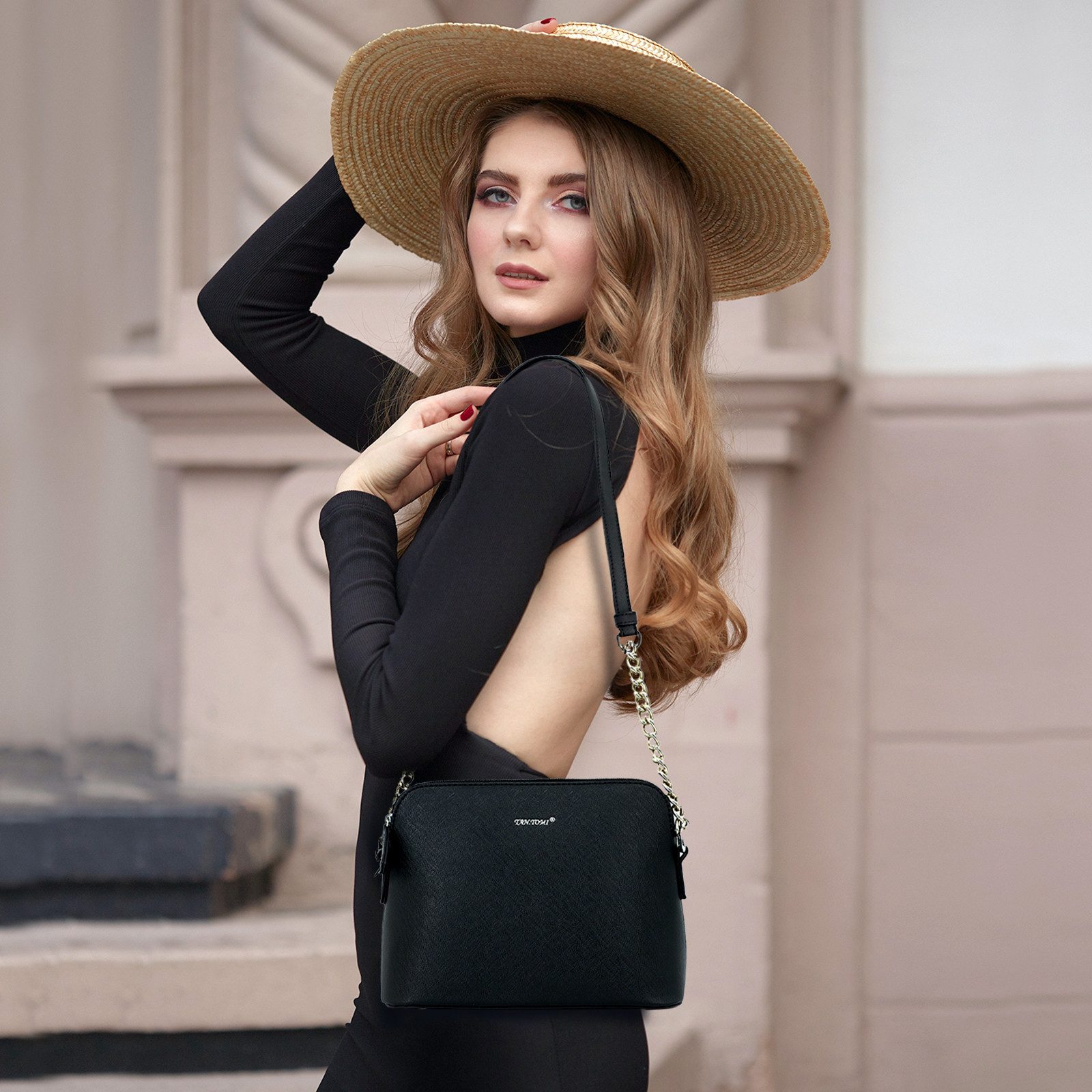 TAN.TOMI Umhängetasche Kette Schulterriemen Abendtasche,Damen Kleine günstig online kaufen