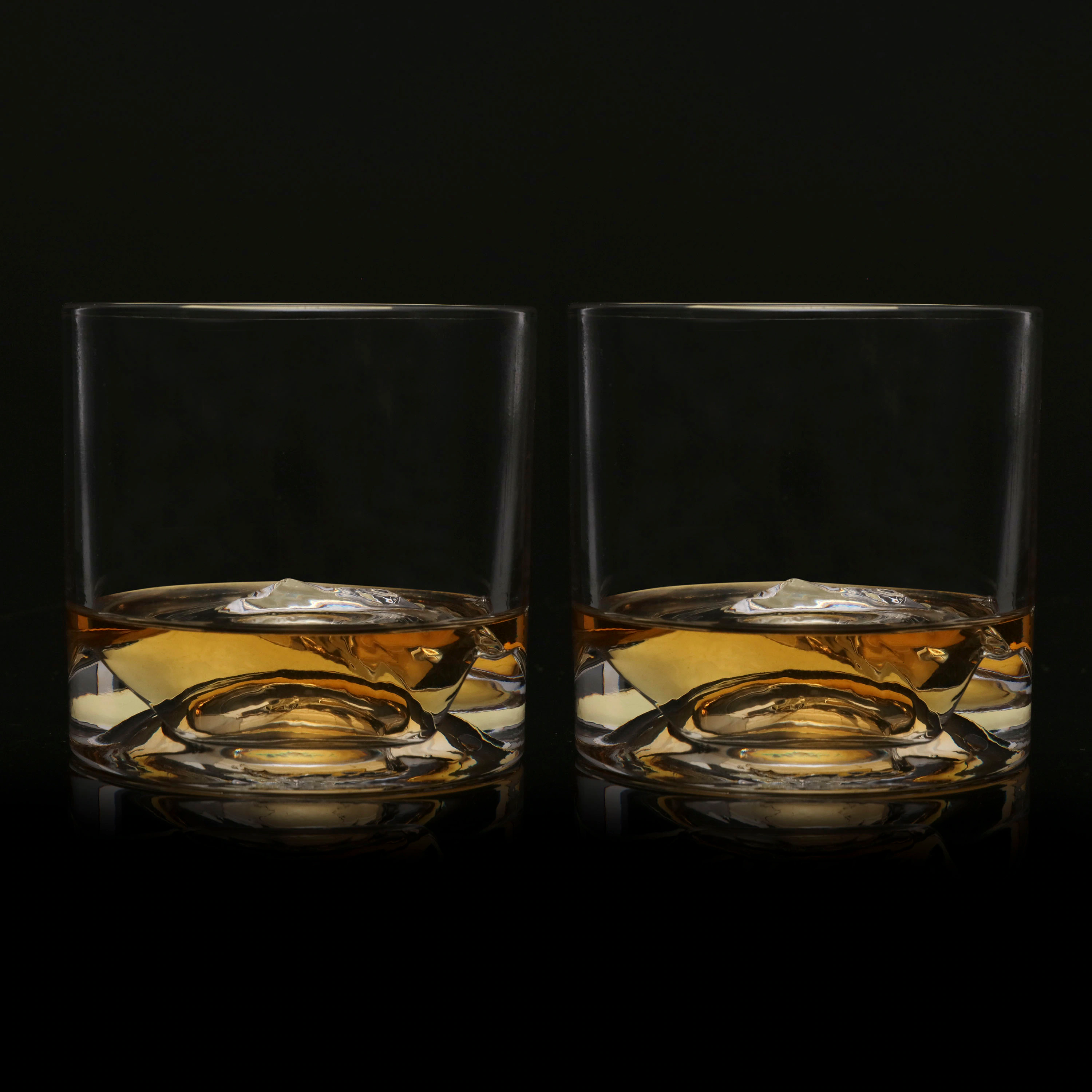 LIITON Whiskyglas »Mt. Blanc«, (Set, 2 tlg.), dicker Glasboden als Bergmoti günstig online kaufen