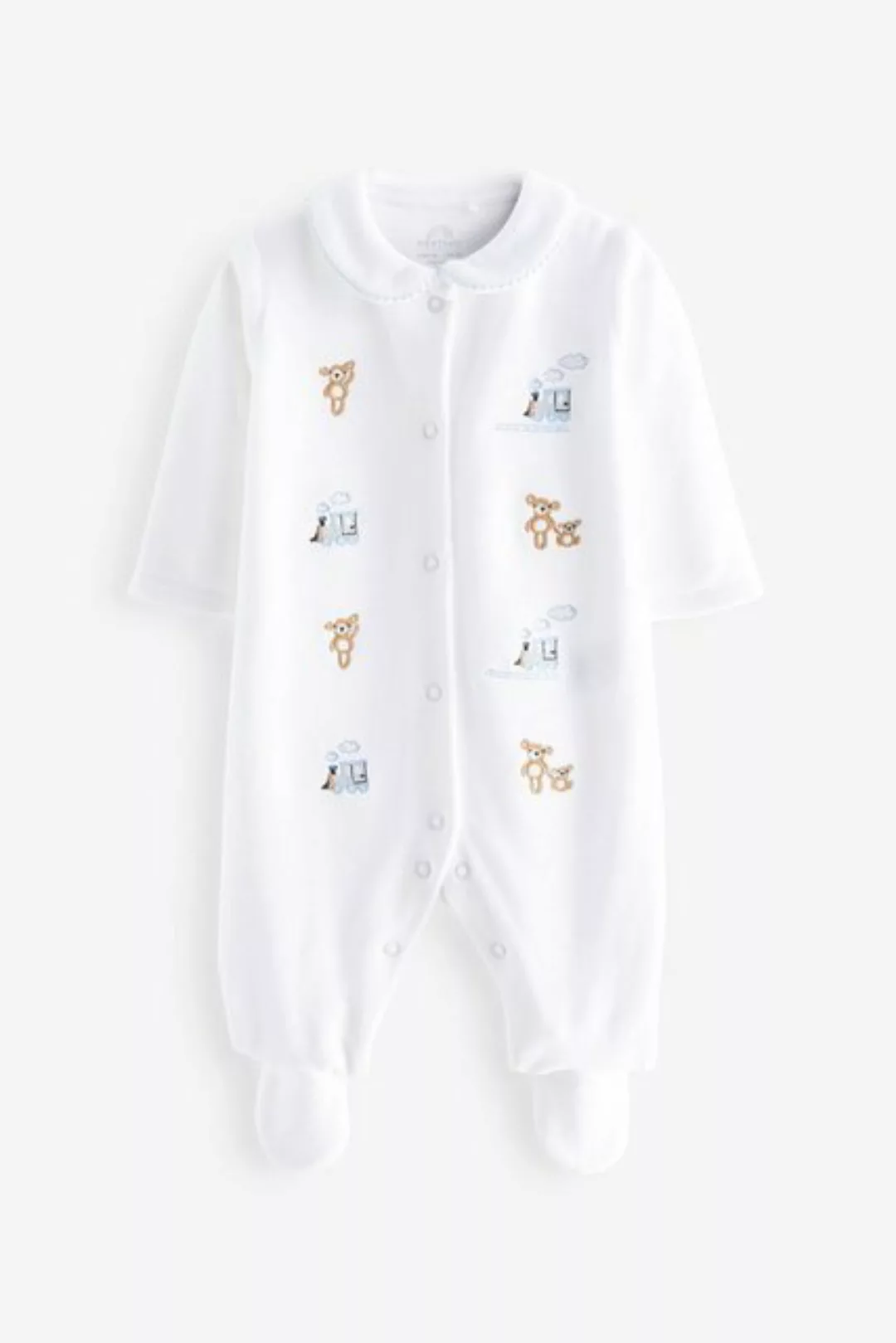 Next Schlafoverall Schlafanzug aus Verzierung mit Stickerei, 1 Pack (1-tlg) günstig online kaufen