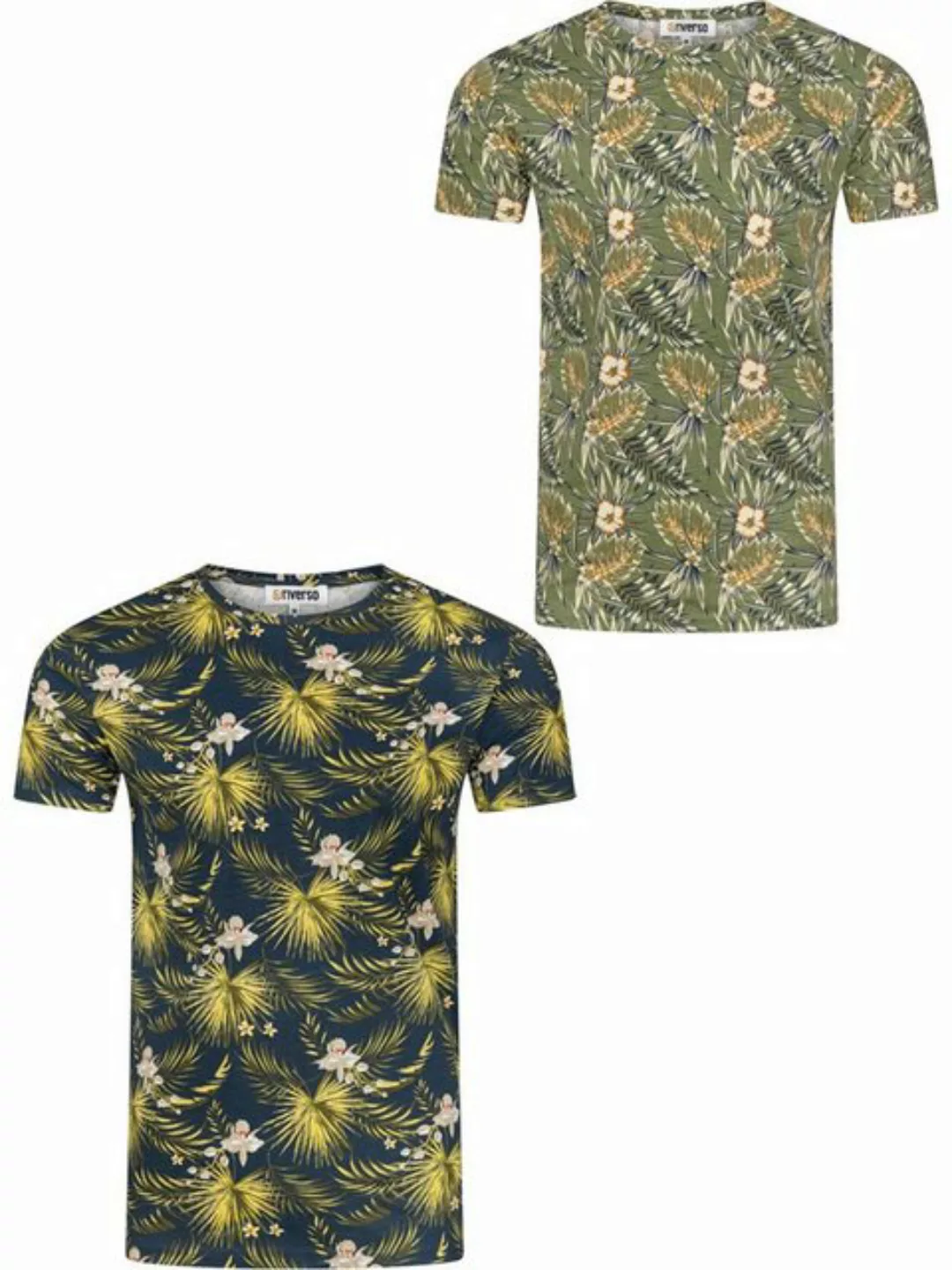 riverso Herren Rundhals T-Shirt RIVBill Regular Fit 2er Pack günstig online kaufen