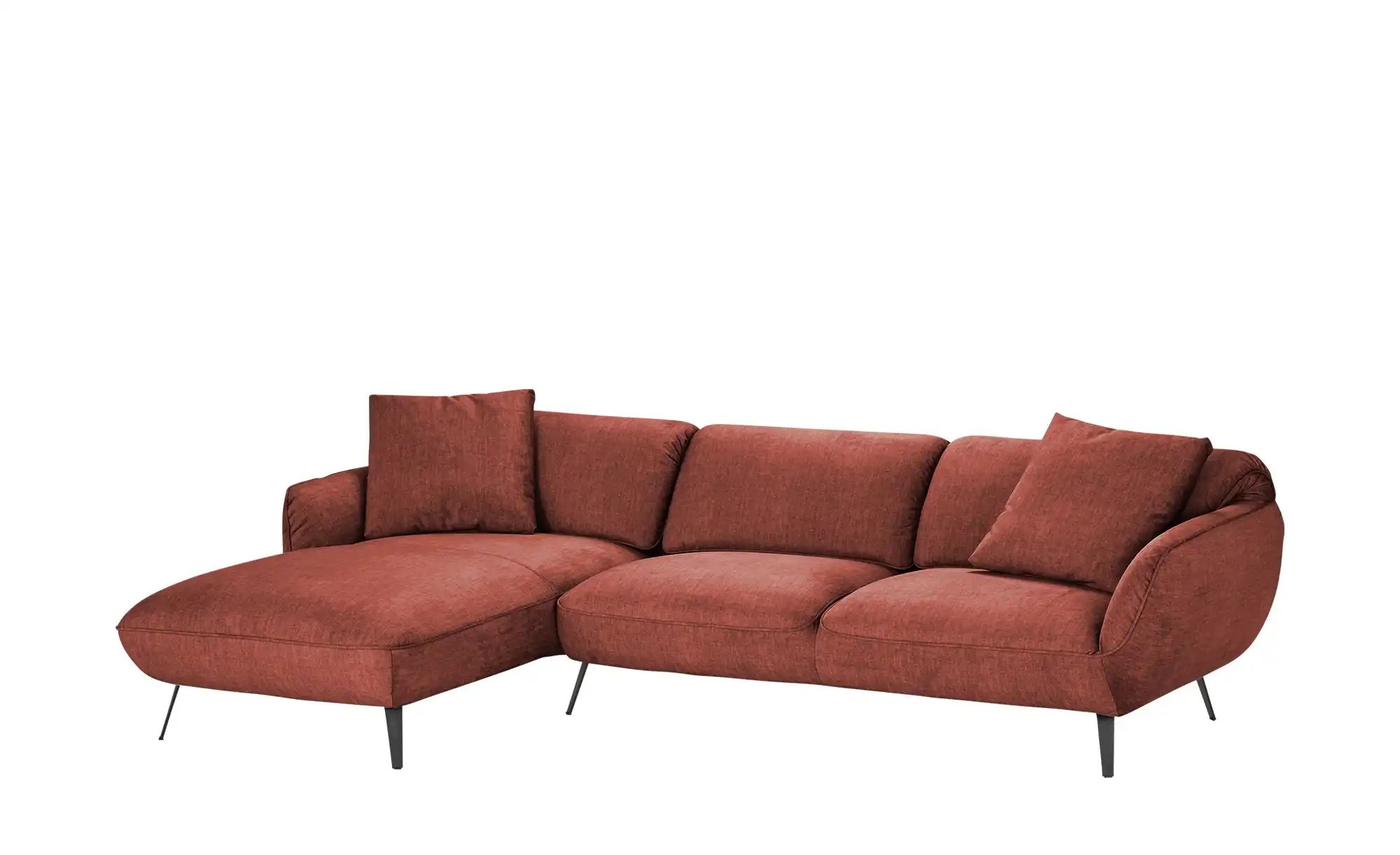 pop Ecksofa  Ventus ¦ rot ¦ Maße (cm): B: 281 H: 75 T: 174 Polstermöbel > S günstig online kaufen