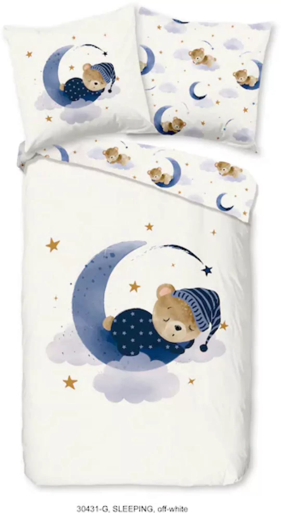 good morning Kinderbettwäsche »Sleeping Bear«, (2 tlg.) günstig online kaufen