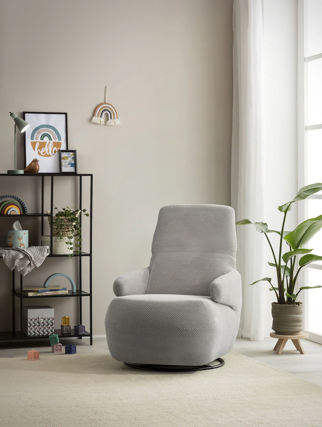 DOMO collection Sessel "700015 mit Rückenverstellung und Drehfunktion", wah günstig online kaufen