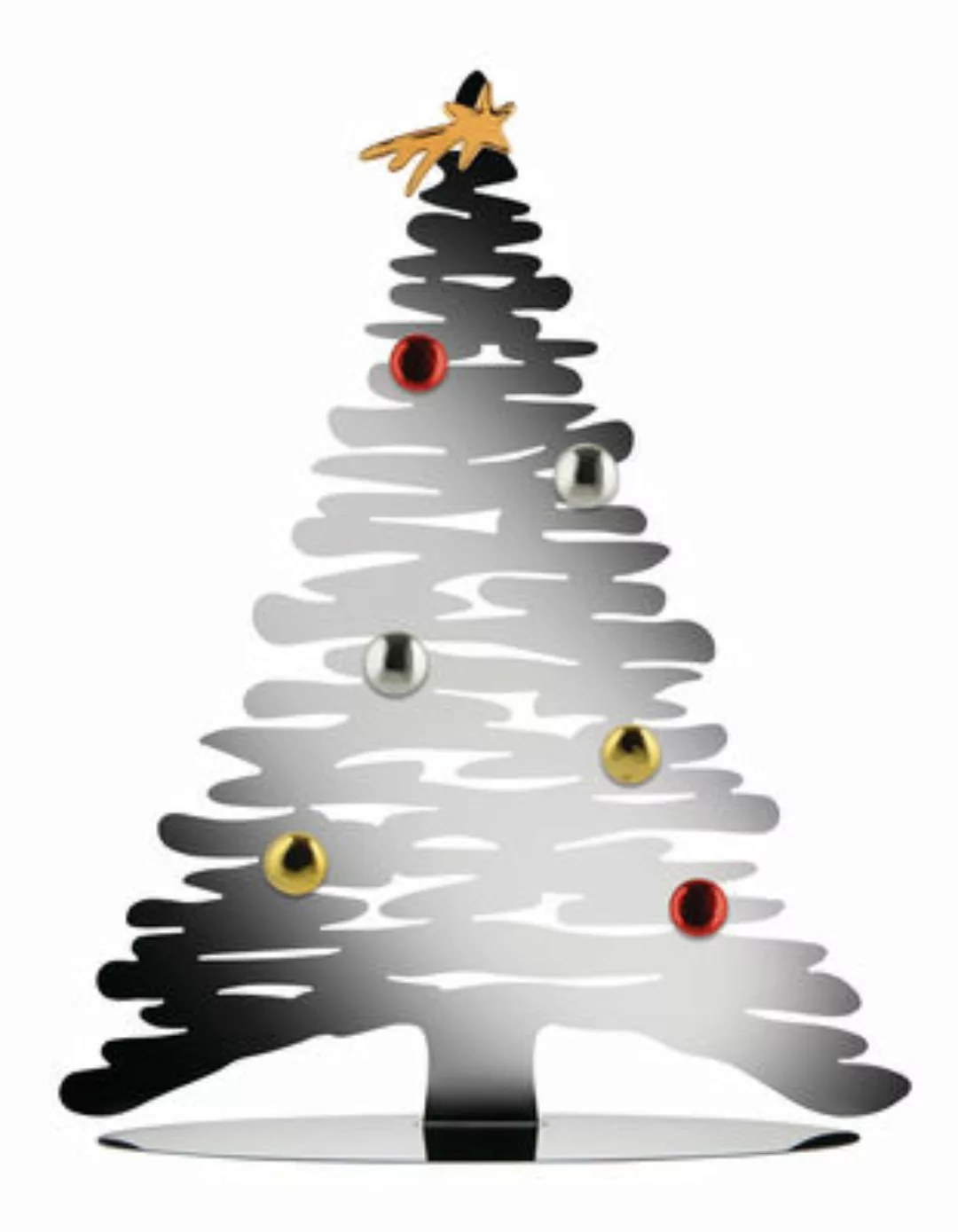 Weihnachtsdeko Bark Tree metall / Weihnachtsbaum mit farbigen Magneten - H günstig online kaufen