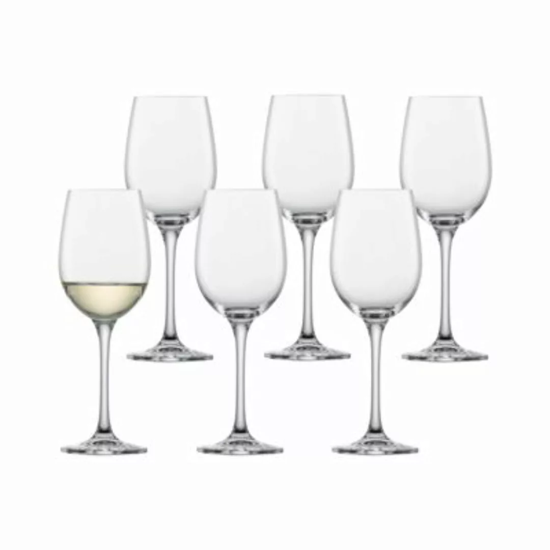 SCHOTT ZWIESEL CLASSICO Weißweinglas 6er Set Weißweingläser transparent günstig online kaufen