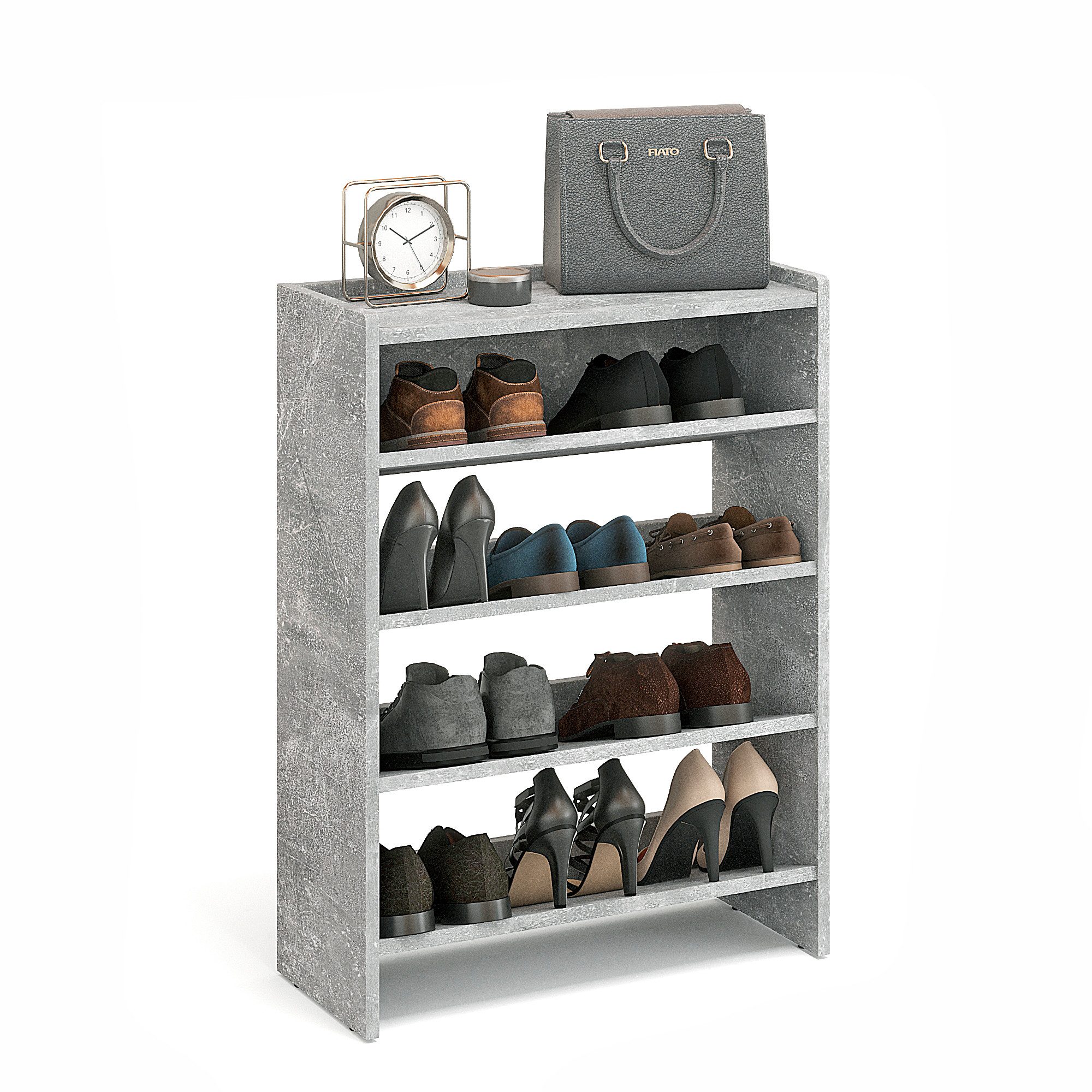 KOMTO Schuhregal Elexis 4 Schmal - günstig online kaufen