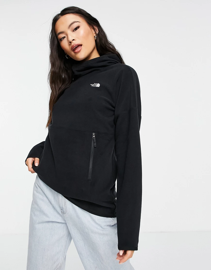 The North Face – TKA Glacier – Kapuzenpullover in Schwarz günstig online kaufen