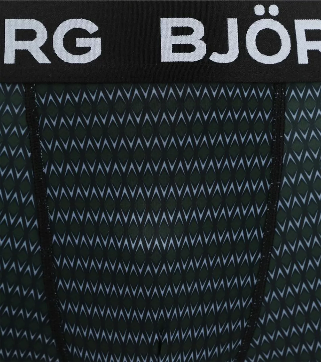 Bjorn Borg Performance Boxershorts 2-Pack Schwarz Petrol - Größe M günstig online kaufen