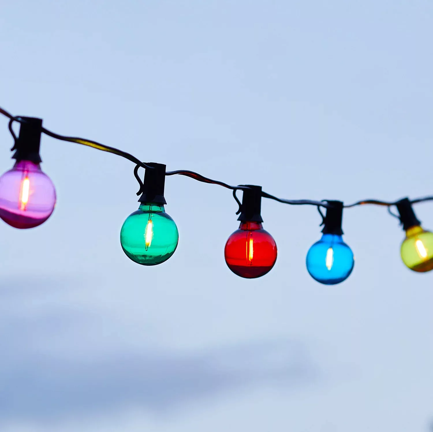 20er LED Lichterkette Glühbirnen bunt außen günstig online kaufen
