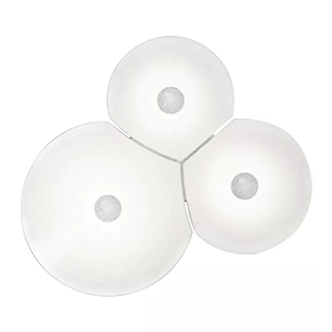 LucePlan - Bulbullia LED Wandleuchte 37x31cm - weiß/matt/BxHxT 37x31x7cm/27 günstig online kaufen