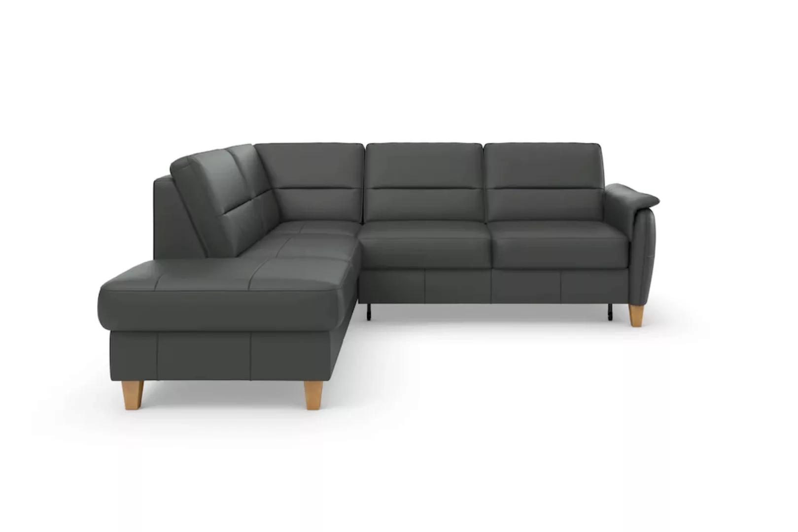 Home affaire Ecksofa »Palmera L-Form«, Federkern, wahlweise mit Bettfunktio günstig online kaufen