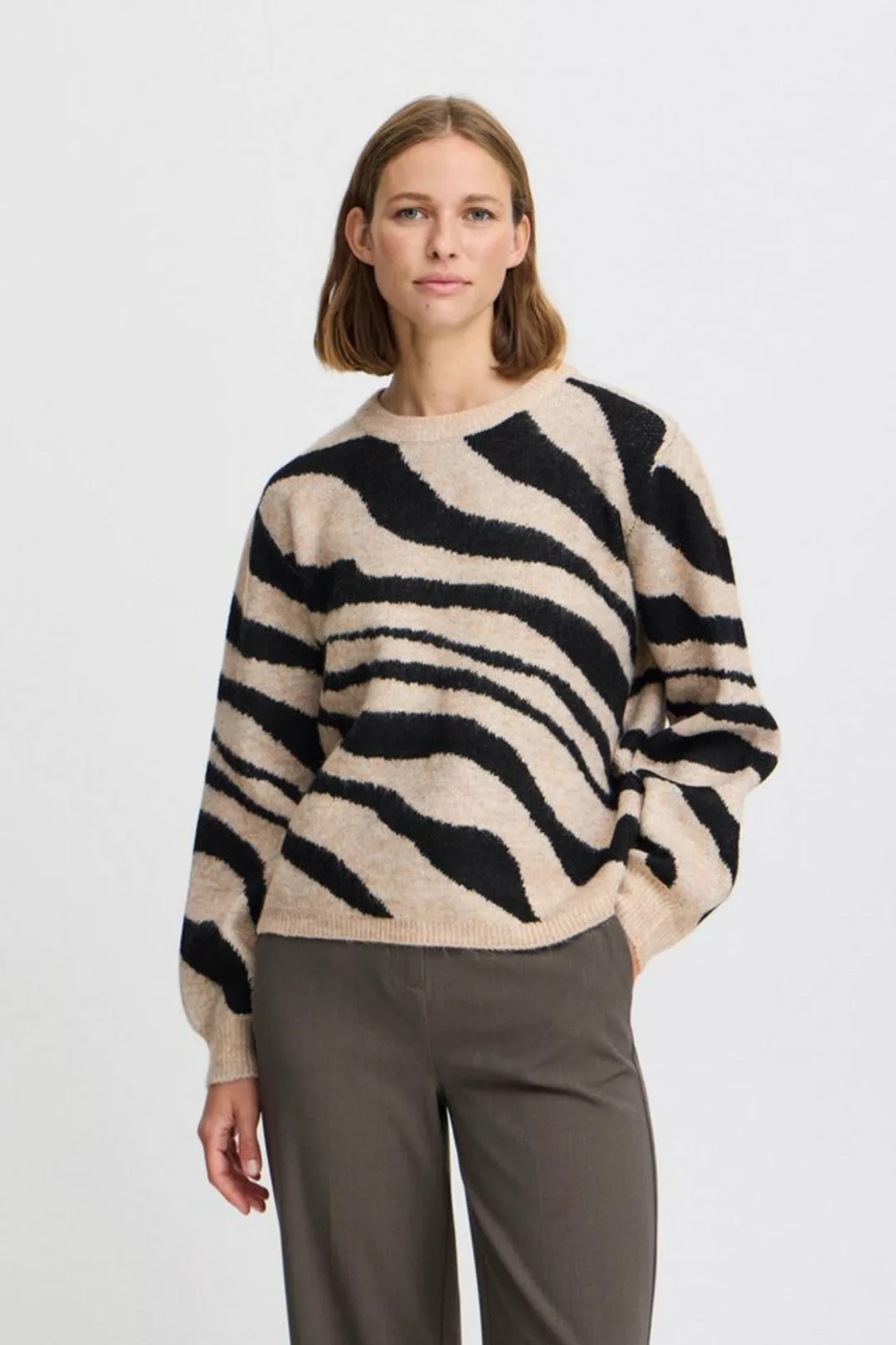 b.young Strickpullover BYBXMINYA ANIMAL JUMPER - moderner Strickpullover günstig online kaufen