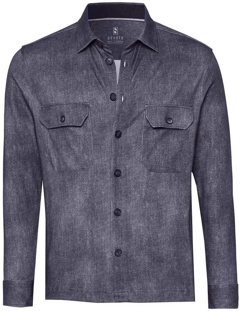 DESOTO Hemdjacke Denim Spark Navy - Größe XL günstig online kaufen