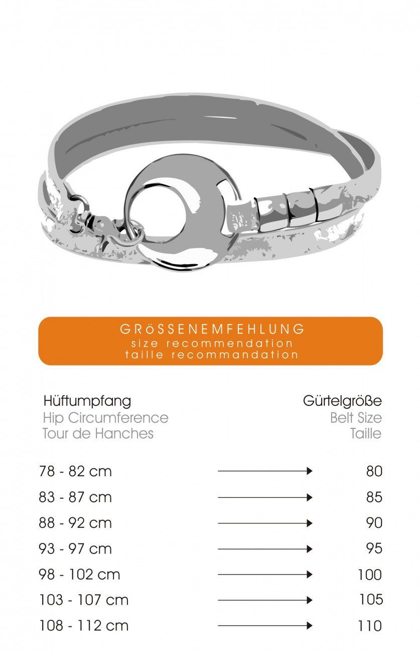 Caspar Taillengürtel GU277 schmaler eleganter Damen günstig online kaufen