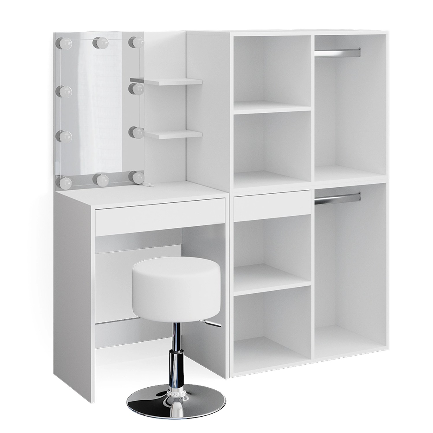 Vicco Schminktisch Isabelle, Weiß, 140 cm günstig online kaufen