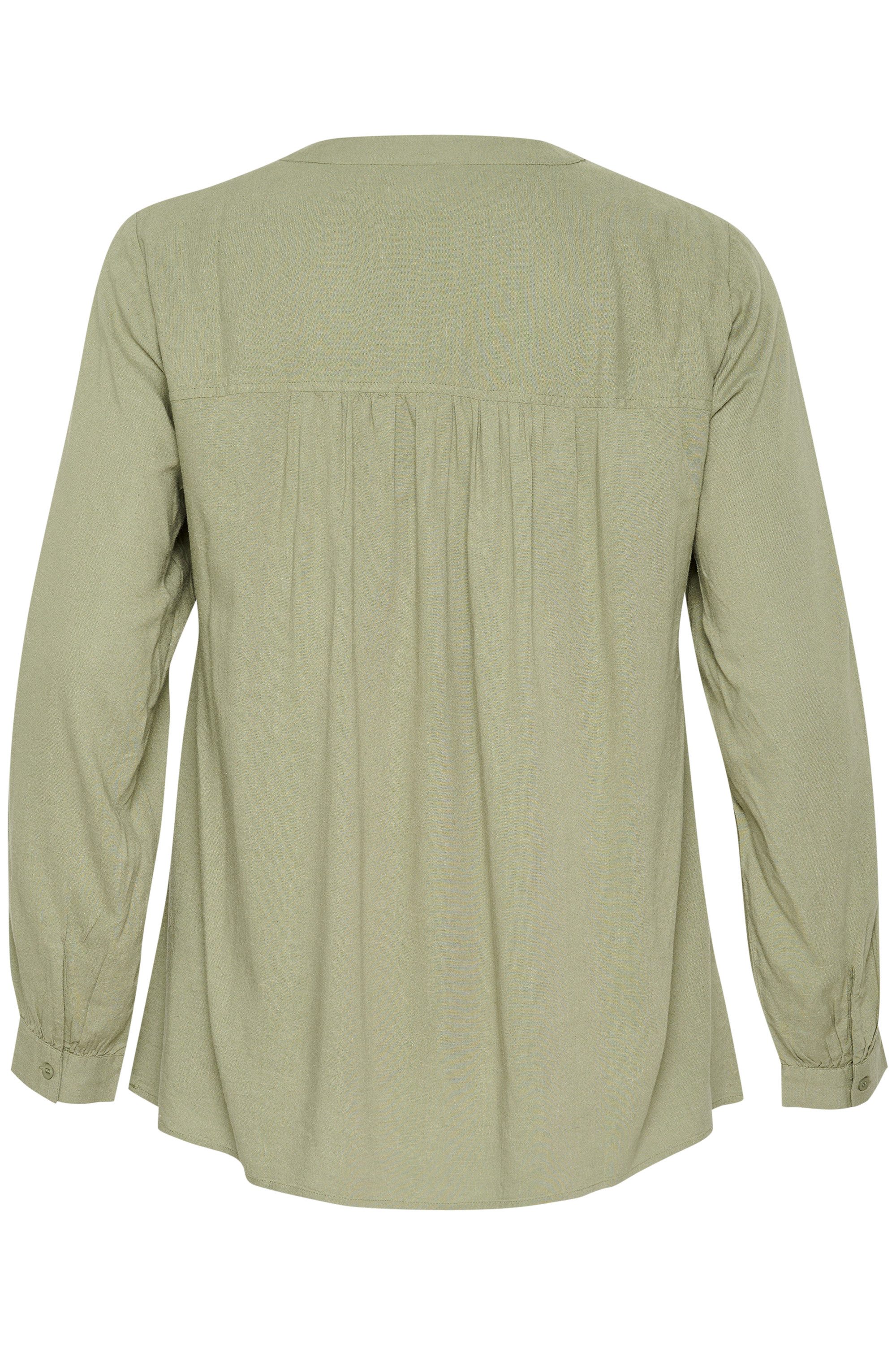 KAFFE Curve Langarmbluse Langarm-Bluse KCmille Große günstig online kaufen