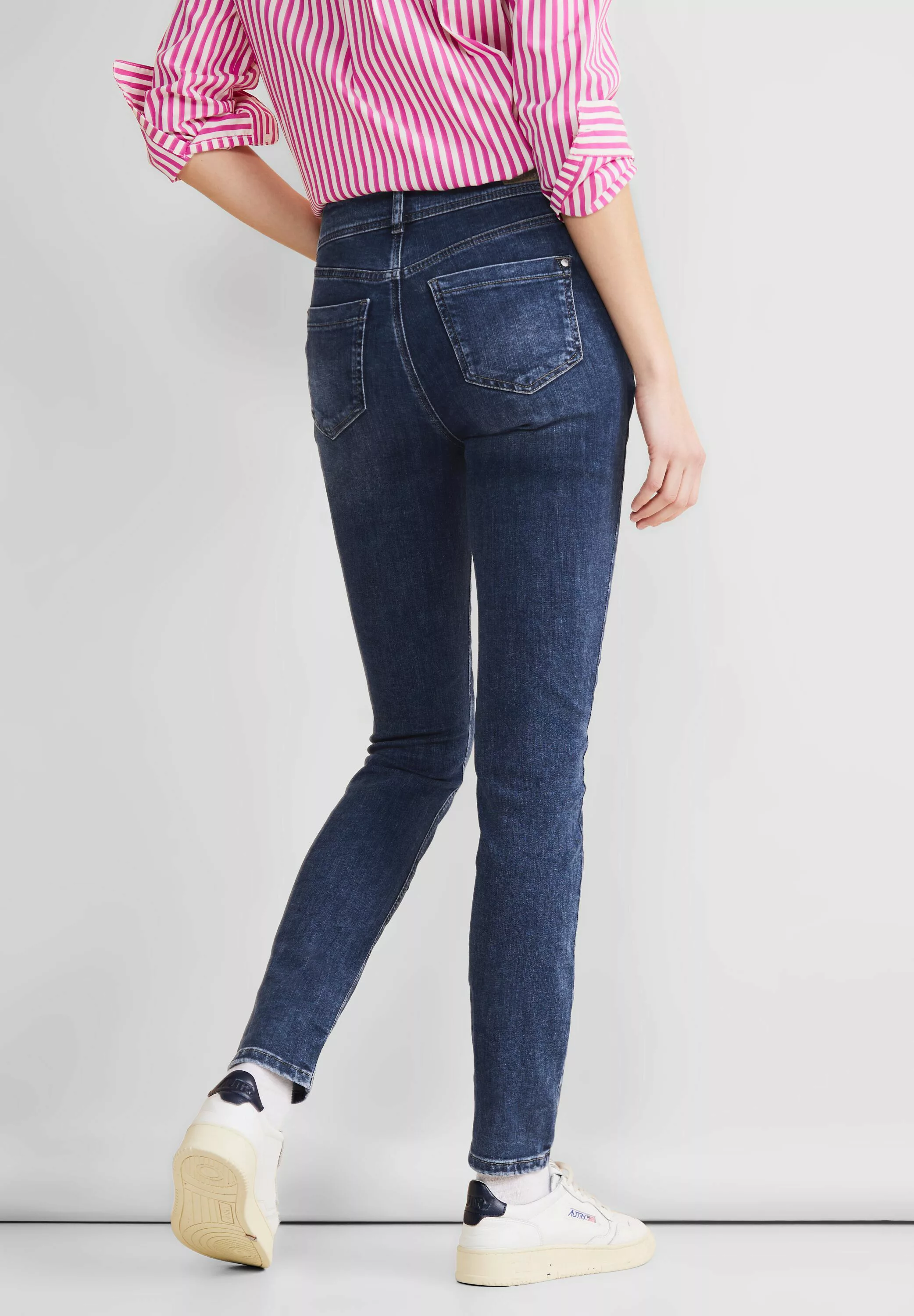 STREET ONE Slim-fit-Jeans High Waist günstig online kaufen