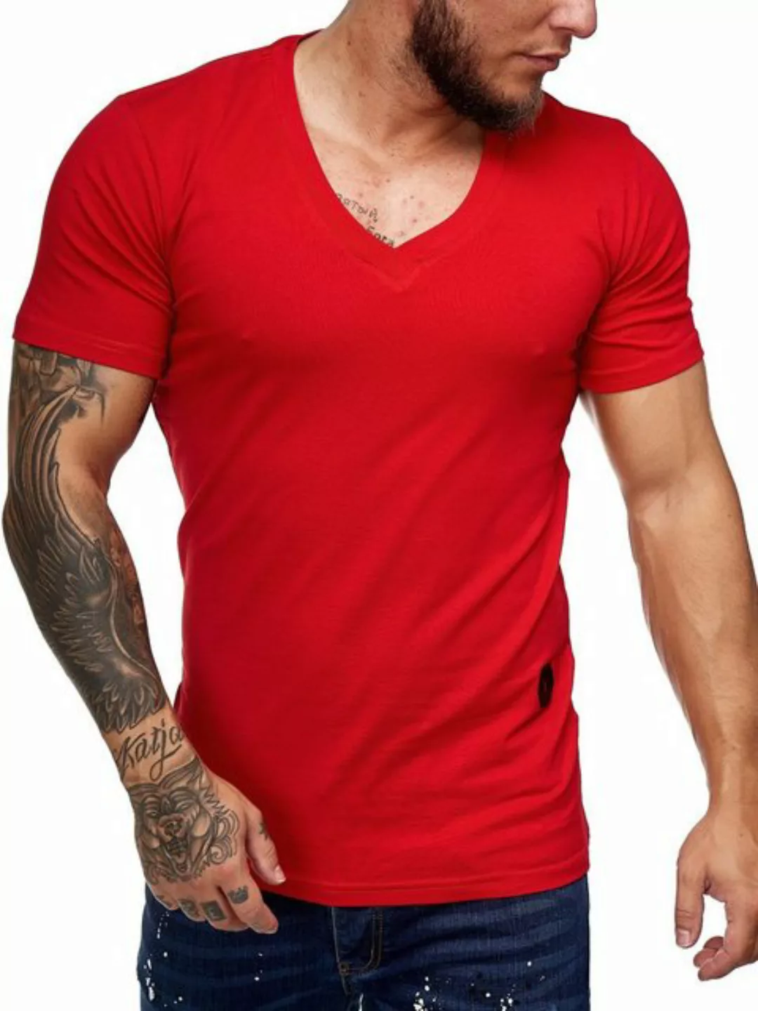 OneRedox T-Shirt 8031ST (Shirt Polo Kurzarmshirt Tee, 1-tlg) Fitness Freize günstig online kaufen