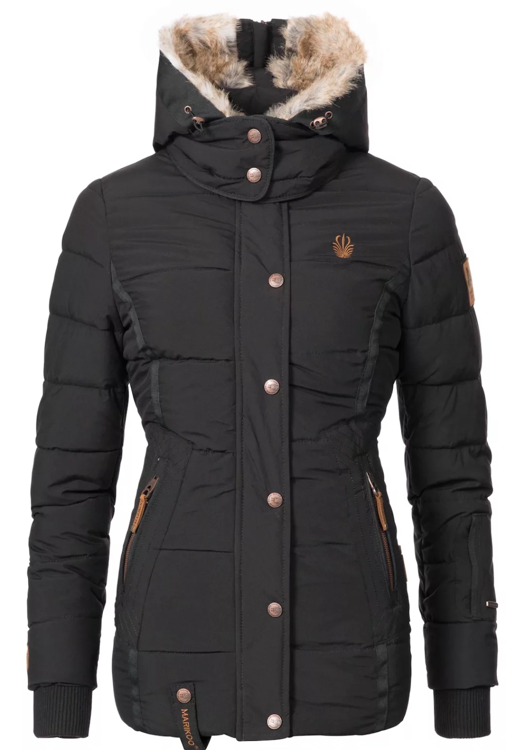 Marikoo Winterjacke "Nekoo", mit Kapuze, stylische Damen Steppjacke mit gro günstig online kaufen