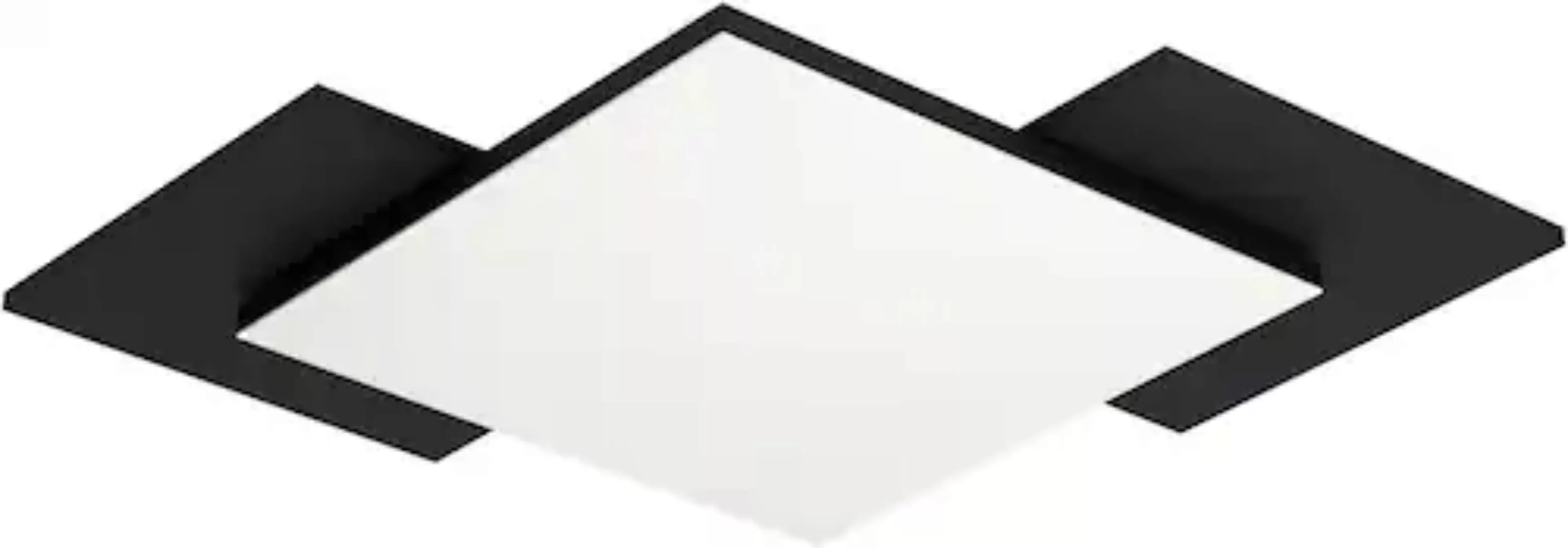 LED Deckenleuchte Tamuria in Schwarz 21W 2700lm günstig online kaufen