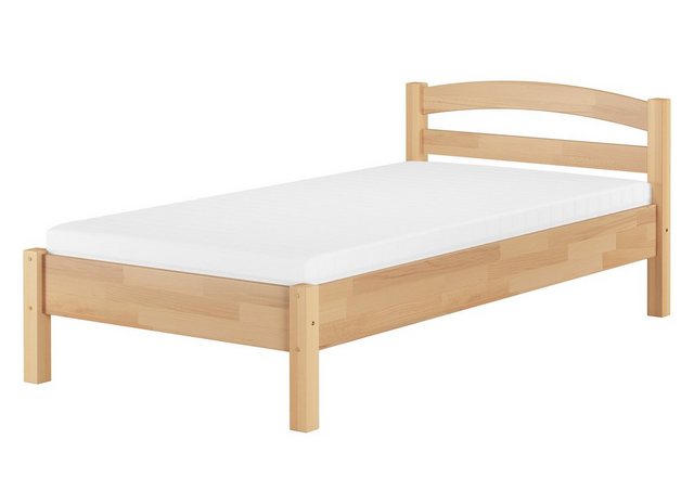 ERST-HOLZ Bett Holzbett massive Buche 90x200 mit Rost und Matratze, Buchefa günstig online kaufen