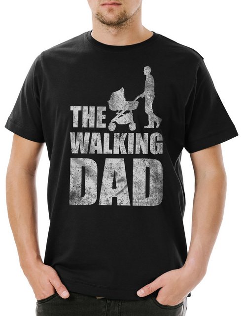 Urban Backwoods Print-Shirt The Walking Dad Herren T-Shirt Vatertag Father' günstig online kaufen