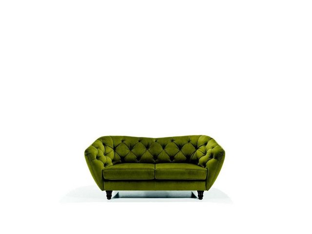 JVmoebel Sofa Grüner Chesterfield 3+2 Sitzer Sofagarnitur Polster Stoff Cou günstig online kaufen