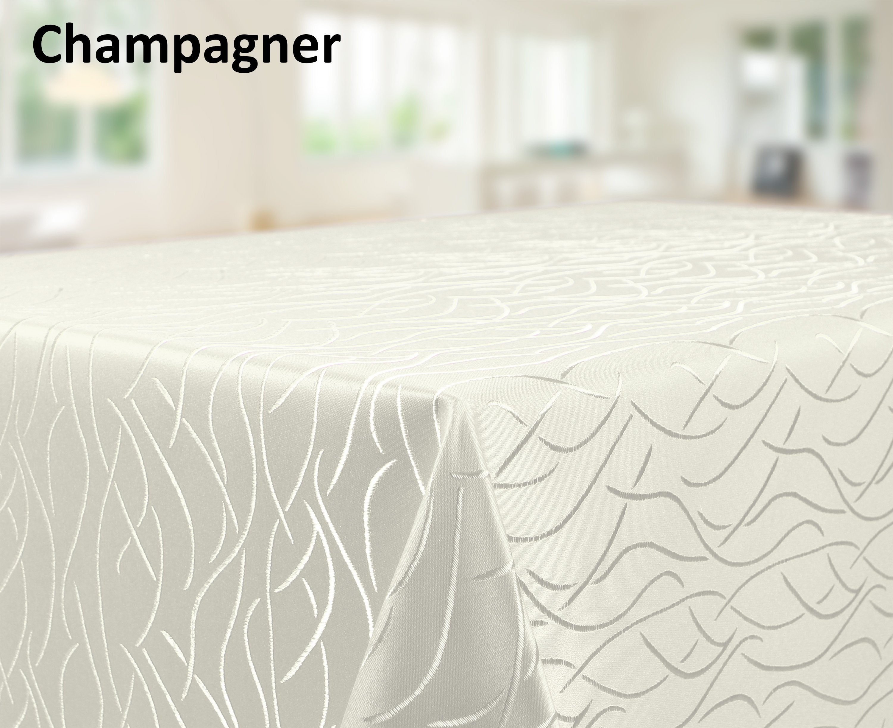 Beautex Tischdecke Tischdecke Streifen, bügelfreie, fleckabweisend, günstig online kaufen