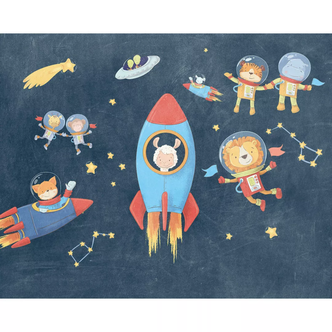 Komar Vliestapete »Friends in Space«, 350x280 cm (Breite x Höhe) günstig online kaufen