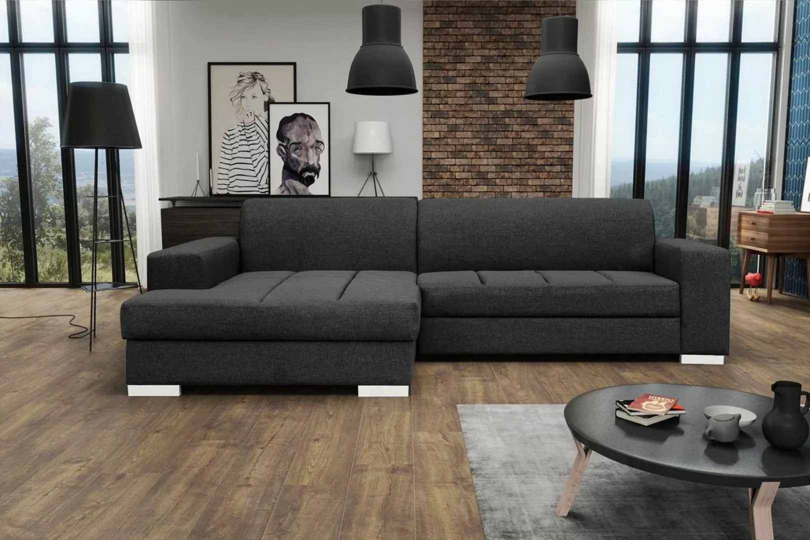 Beautysofa Polsterecke MISTER, Eckschlafsofa links oder rechts, inklusive R günstig online kaufen