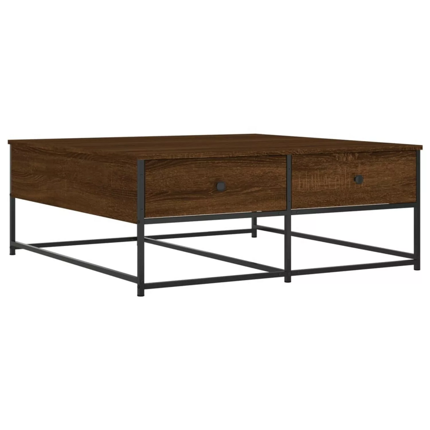 vidaXL Couchtisch Braun Eichen-Optik 100x99x40 cm Holzwerkstoff günstig online kaufen