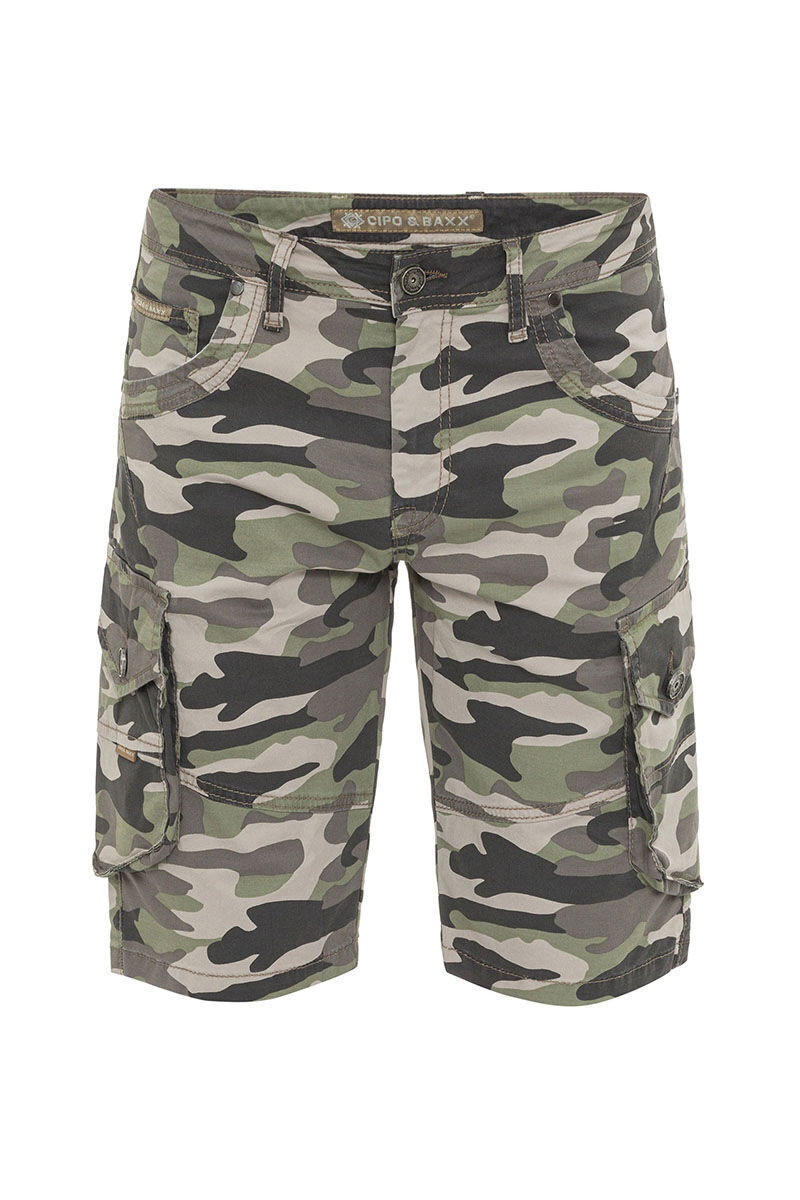 Cipo & Baxx Cargohose "Shorts", im Camouflage-Design günstig online kaufen