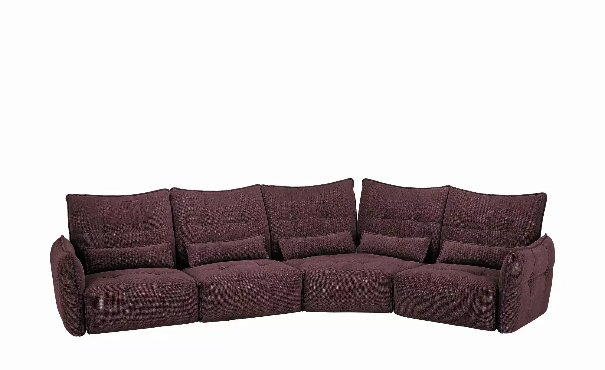 Ecksofa  Jeaneva ¦ rot ¦ Maße (cm): B: 471 H: 101 T: 200.0 Polstermöbel > S günstig online kaufen