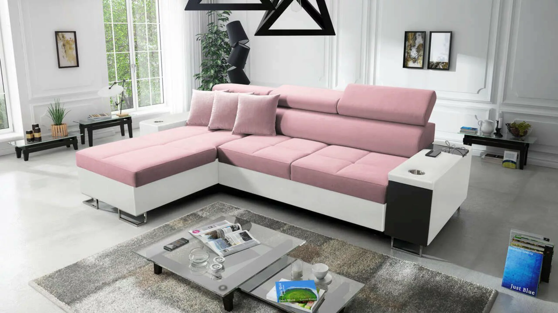 Best for Home Ecksofa Anita I Maxi Luxus und Elegantes mit Schlaffunktion, günstig online kaufen