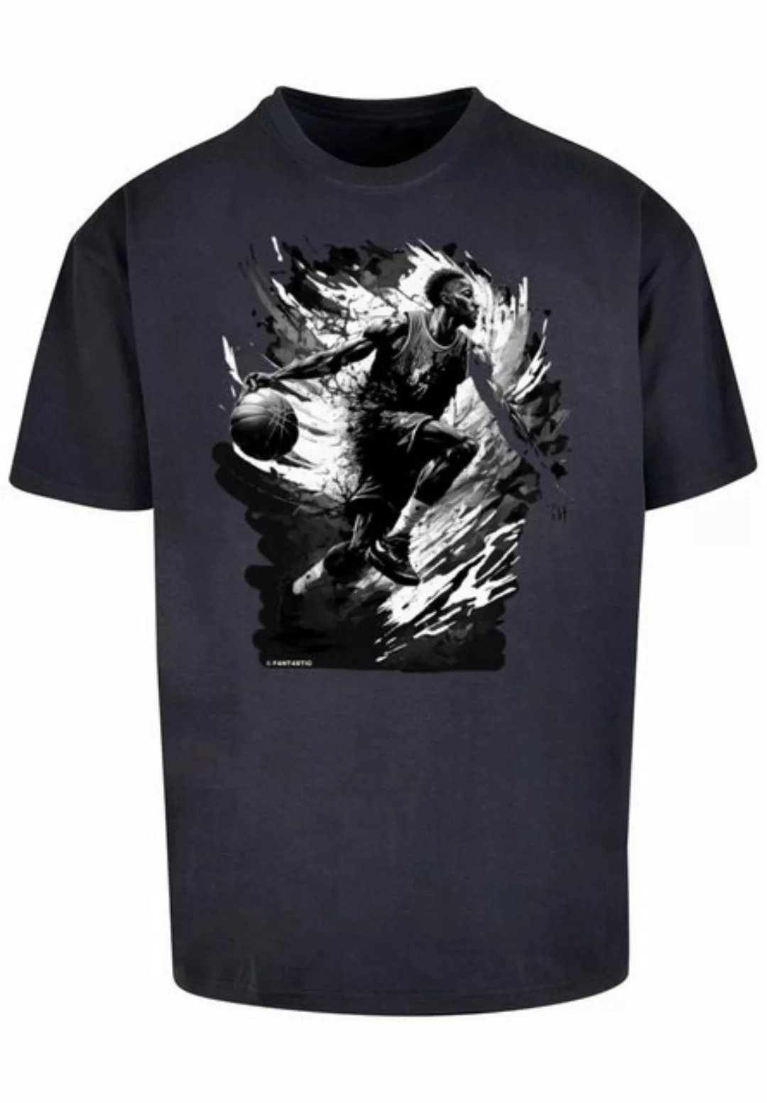 F4NT4STIC T-Shirt Basketball Splash Sport OVERSIZE TEE Print günstig online kaufen