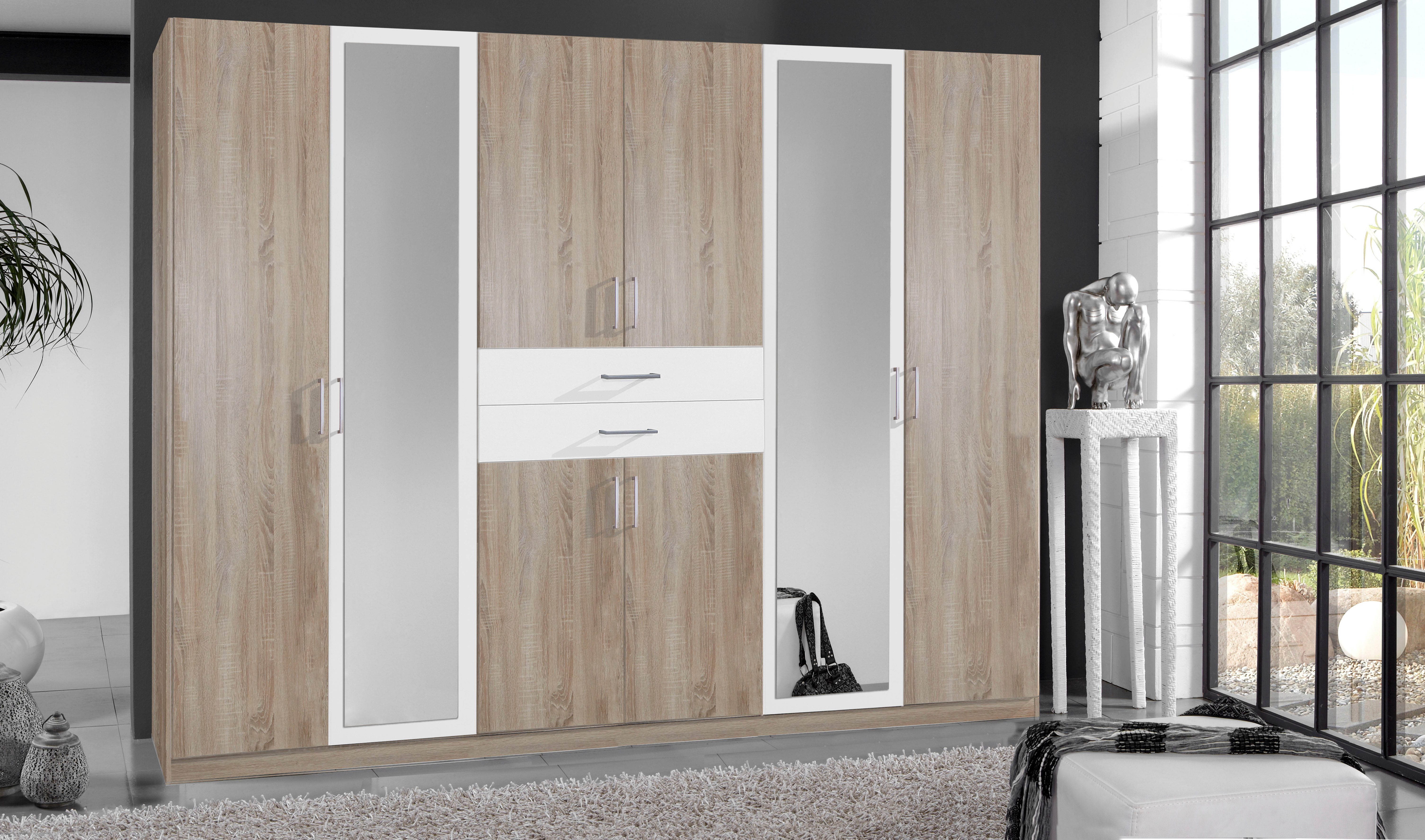 Wimex Kleiderschrank "Diver Drehtürenschrank mit Spiegel, 180, 225 o. 270cm günstig online kaufen
