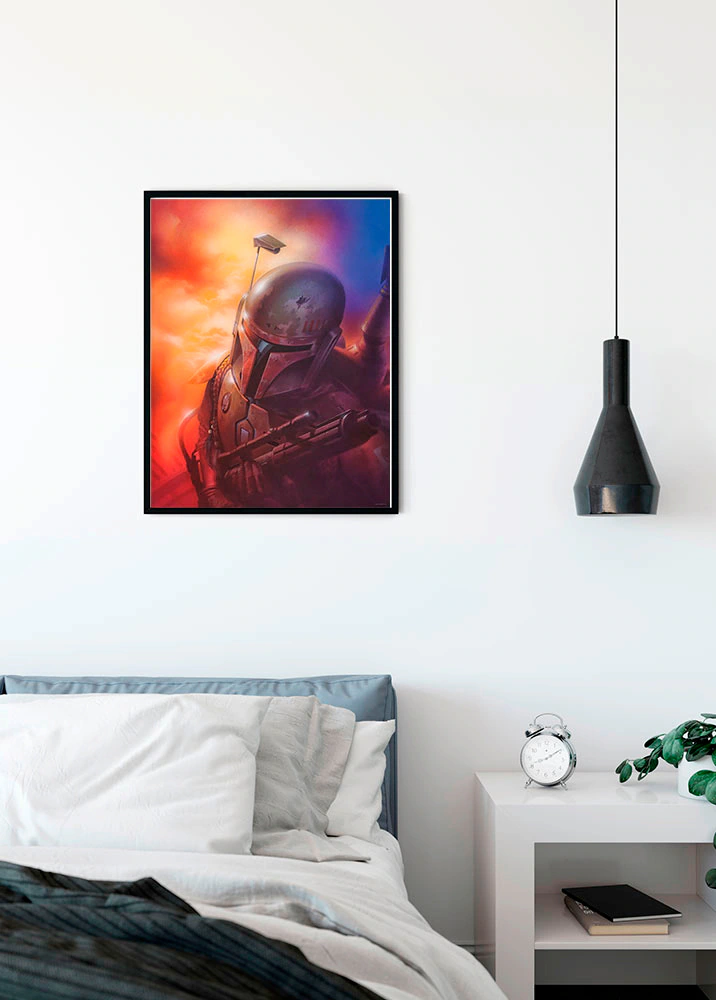 Komar Bild "Star Wars Classic Mandalorian", Star Wars, (1 St.), Wandbild zu günstig online kaufen