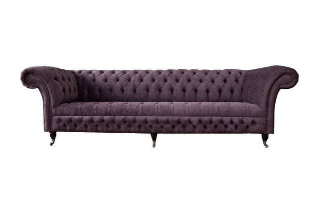 Xlmoebel Sofa Design Sofa 4-Sitzer Polster Couch Luxusstoff Chesterfield Ne günstig online kaufen