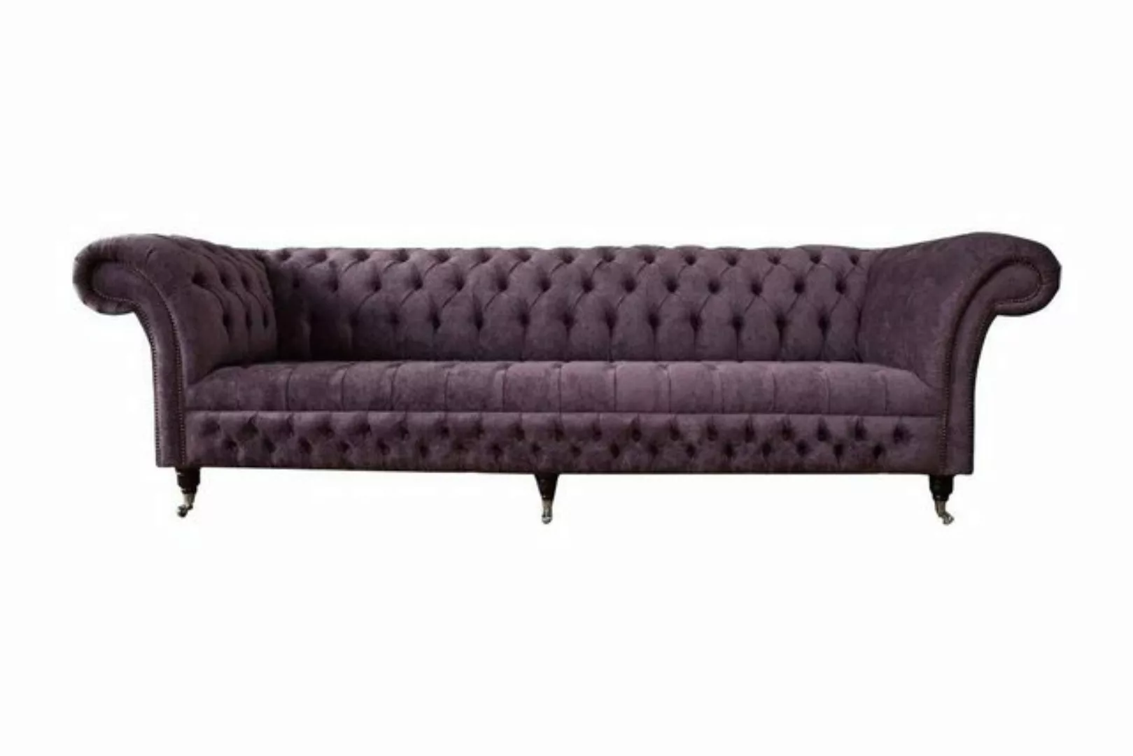 Xlmoebel Sofa Design Sofa 4-Sitzer Polster Couch Luxusstoff Chesterfield Ne günstig online kaufen