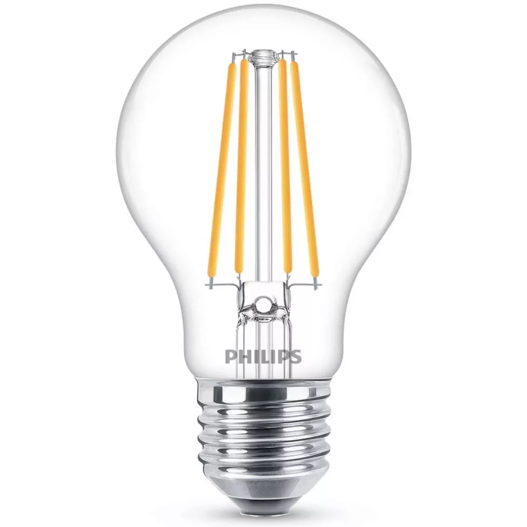 Philips LED Filament Lampe ersetzt 75W E27 Birne - A60 8,5W 1055lm 2700K Ei günstig online kaufen