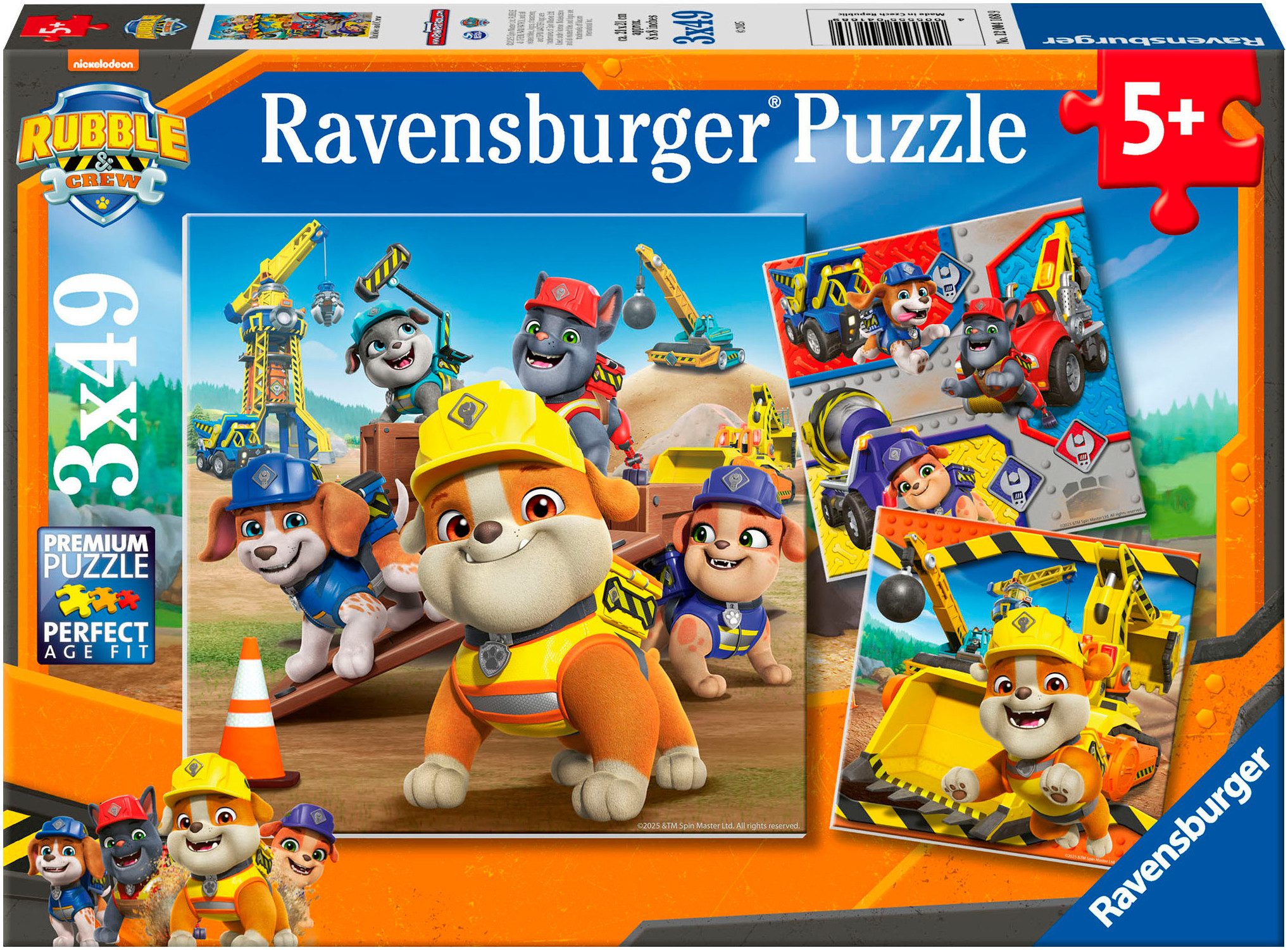 Ravensburger Puzzle Paw Patrol, Arbeitsfahrzeuge, 147 günstig online kaufen