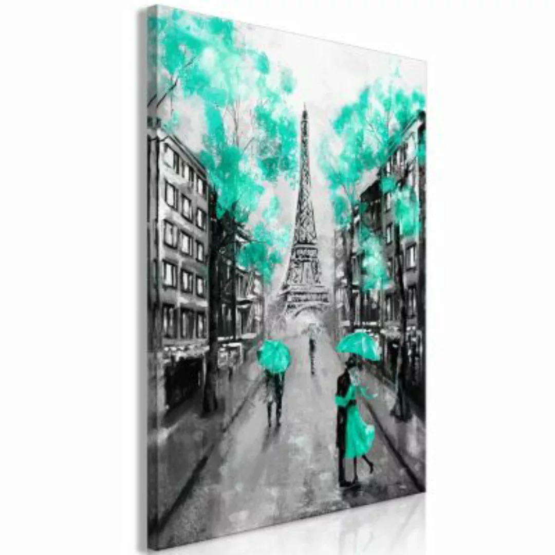 artgeist Wandbild Paris Rendez-Vous (1 Part) Vertical Green grau/grün Gr. 4 günstig online kaufen