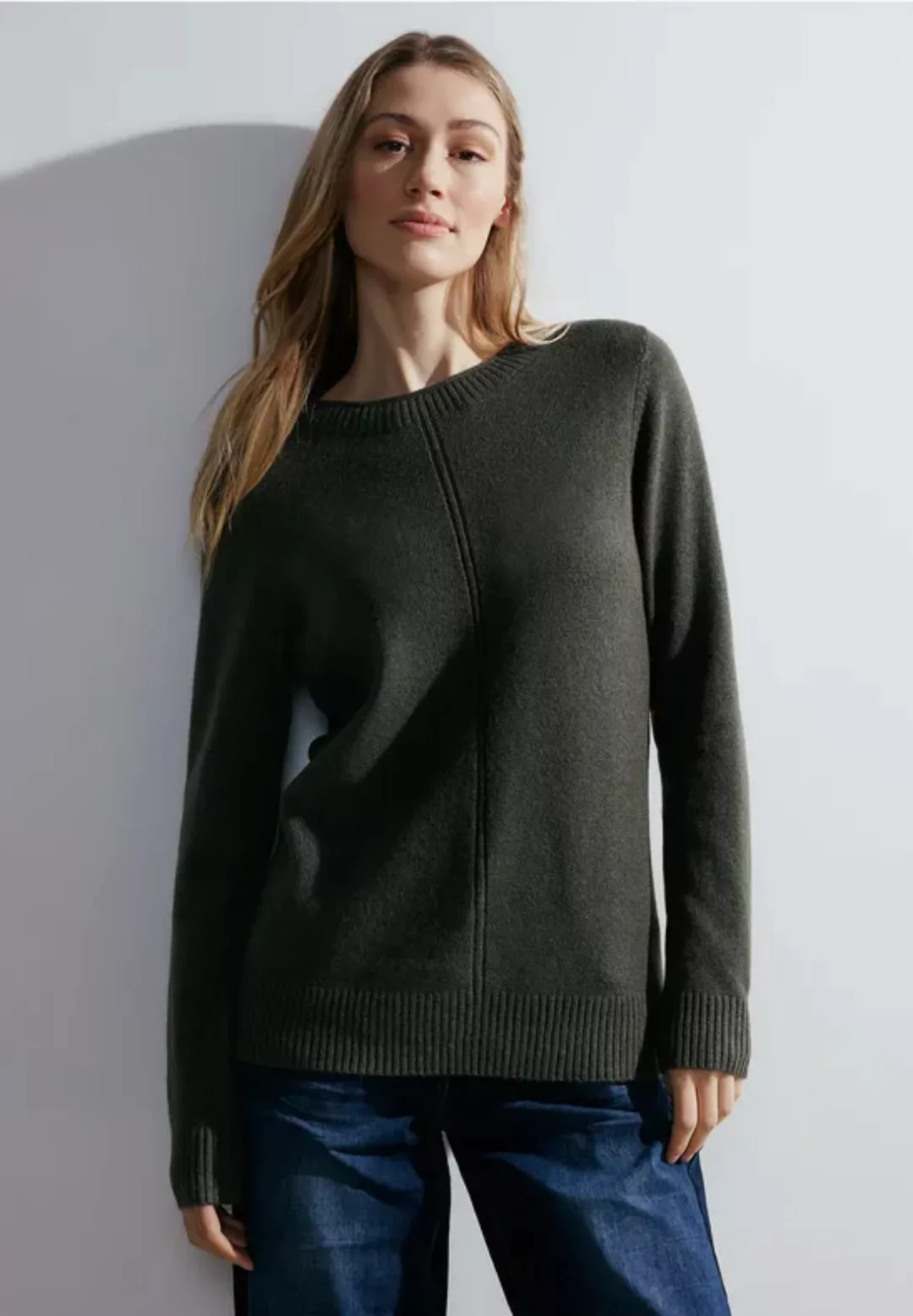 Pullover in Melange günstig online kaufen