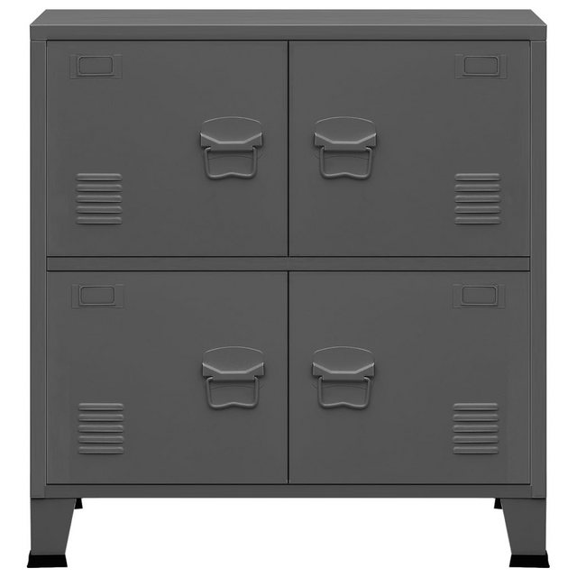 vidaXL Aktenschrank Aktenschrank Anthrazit 75x40x80 cm Stahl günstig online kaufen